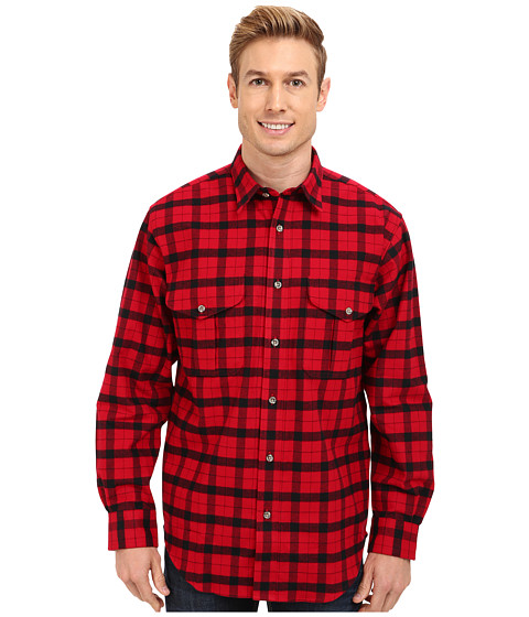 UPC 703060093462 product image for Filson Alaskan Guide Shirt (Red/Black) Men's Long Sleeve Button Up | upcitemdb.com