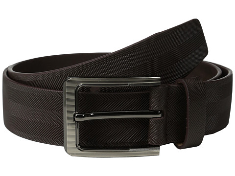 UPC 695184011449 product image for Stacy Adams 38mm Full Gain Leather with Herringbone Design (Brown) Men's Belts | upcitemdb.com