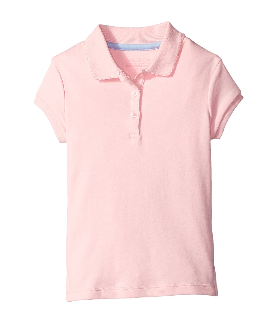 UPC 666980007073 product image for Nautica Kids - Short Sleeve Polo with Picot Stitch Collar (Big Kids) (Light Pink | upcitemdb.com