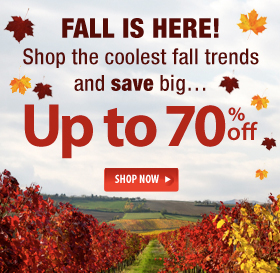 Fall is here! Shop all the coolest fall trends and save big. Shop now.