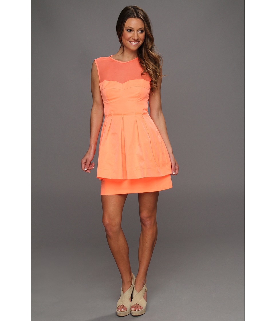 Nanette Lepore Lightshow Dress Womens Dress (Coral)