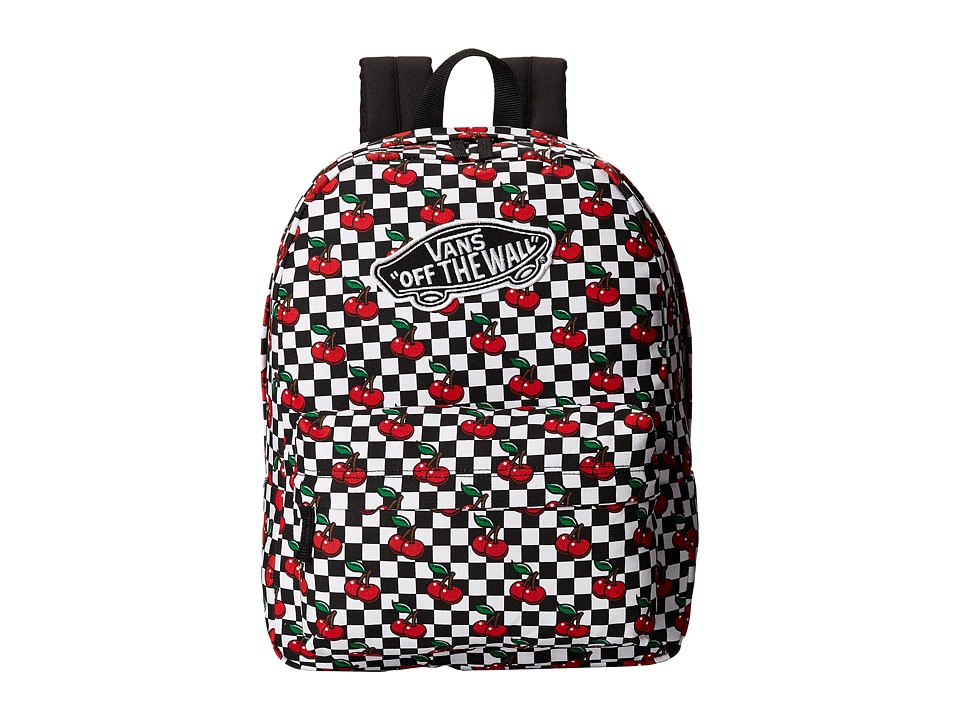 vans checkered cherry backpack
